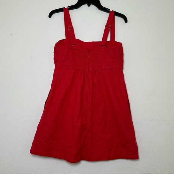 NWT Abercrombie & Fitch Linen-Blend Skort Mini Dress Size Medium - Picture 4 of 16